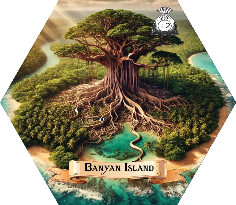 Banyan Island hex map tile